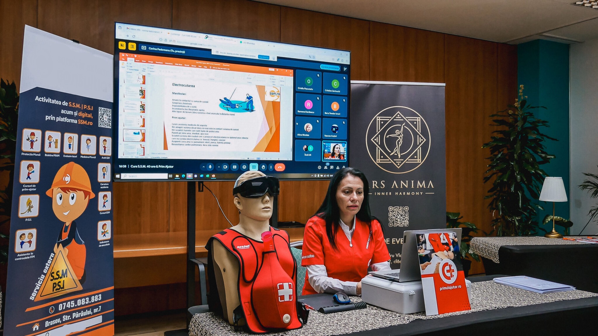 Cursuri de prim ajutor online sesiune instruire