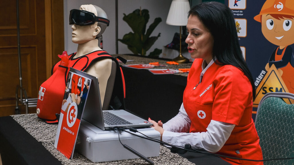 Cursuri de prim ajutor demonstrație tehnici